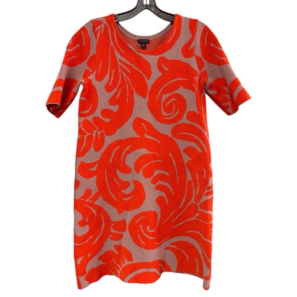 Ann Taylor Red and Pink Patterned Dress - Picture 4 of 7